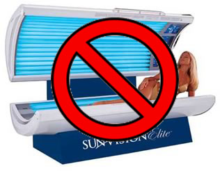 Tanning Beds ARE a Serious No-No