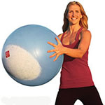 Stay Put Exercise Ball: BOSO Ballast Ball