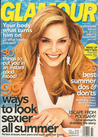 Katherine Heigl in Glamour