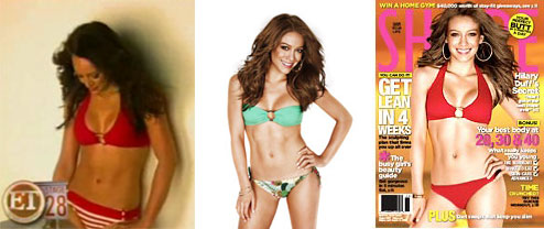 New Member of the Ab-alicious Club: Hilary Duff