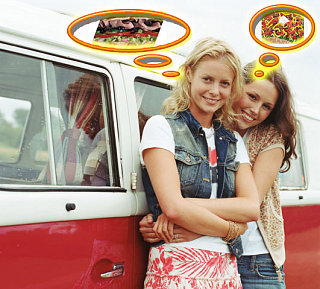 Road Tripping: Find the Food with Fewer Calories