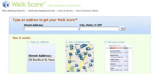 Walkscore: Mine's 97, What's Yours?