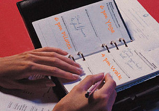 Exercise Tip:  Make a Schedule and Stick to it!