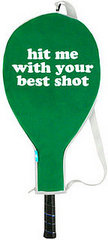 Hit Me With Your Best Shot Tennis Racquet Carrying Case