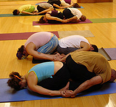 Partner Yoga Pose: Double Child