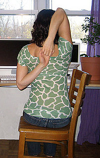 Desk Stretch for Shoulders and Triceps