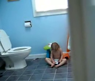Baby Belts Out Ballad In Bathroom