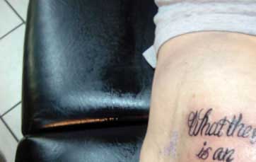 Another Contender For Dumbest Tattoo Ever
