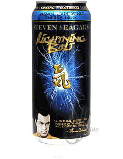 Product of the Day: Steven Seagal Lightning Bolt Energy Drink