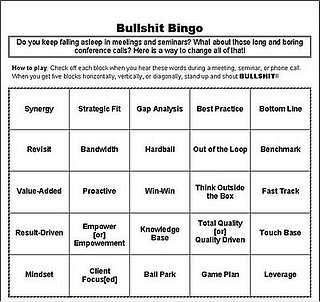 Introducing: Bullsh*t Bingo!