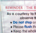 Restroom Etiquette