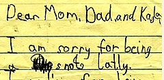 Found! A Letter To The Fam Found! A Letter To The Fam