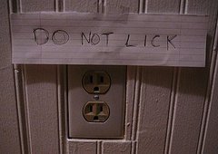 Do Not Lick!