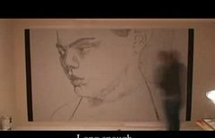 Painting with French Fry Grease