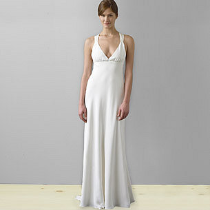 J.Crew Avery silk long cross-back dress