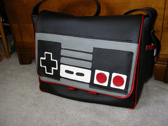 Totally Geeky or Geek Chic? Nintendo Messenger Bag