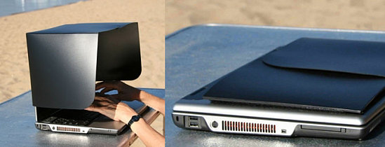 Cut The Glare With A CompUshade Laptop Sun Shade