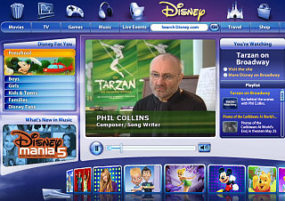 Disney's Website Takes the Cheese