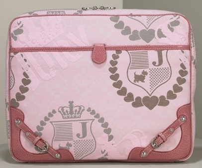 Crystal Pink Juicy Couture Laptop Sleeve