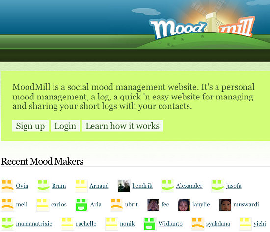 Website of the Day: Moodmill
