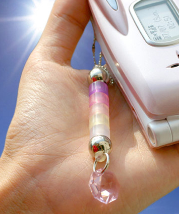 Colorful UV Reading Cell Phone Charms