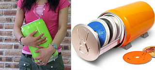 Totally Geeky or Geek Chic? Soda Can CD/DVD Holder