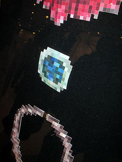 Pixelated Leather Jewelry