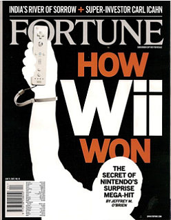 Nintendo Wii Makes Cover Of Fortune Magazine