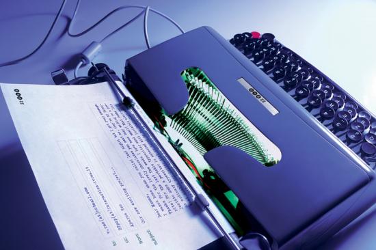 22 Pop = Typewriter That Sends E-mail
