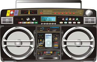 Ultimate Ghetto Blaster iPod Dock