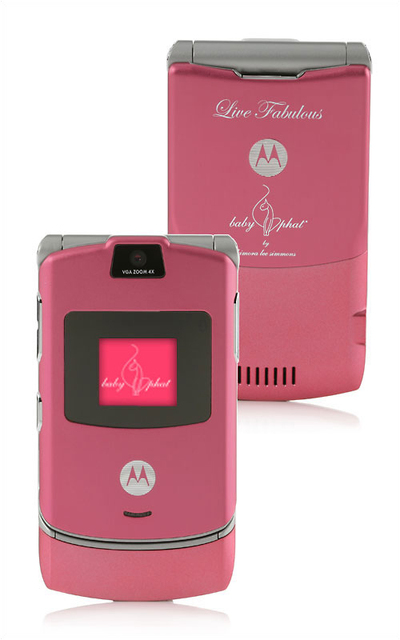 Limited Edition Pink Baby Phat RAZR and SLVR