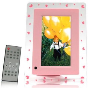 Pink Hearts Digital Photo Frame 