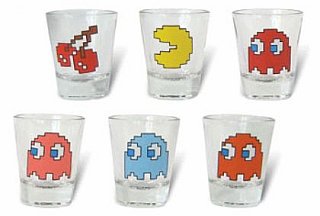Pac-Man Shot Glasses: Totally Geeky or Geek Chic?