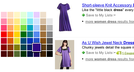 Yahoo Launches New Shop By Color Application 