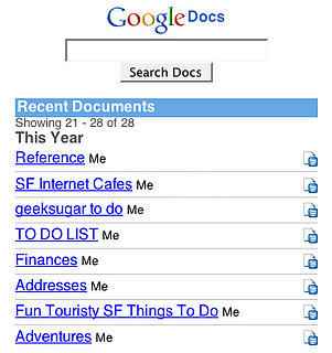 Google Docs Mobile Goes Live