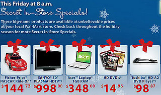 Daily Tech - Wal-Mart's Holiday Deals Start Tomorrow 