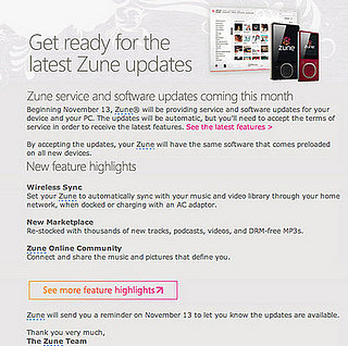 Daily Tech - Zune Updates on the Way
