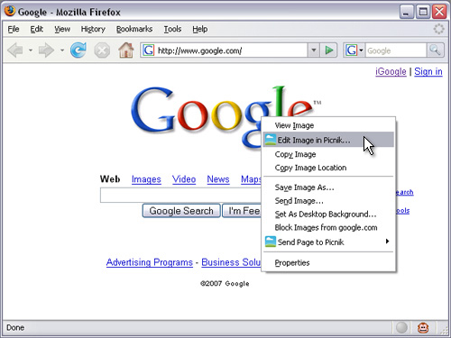 Download of the Day: Picnik Firefox Extension