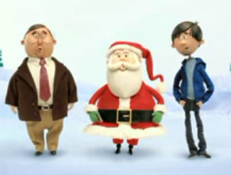 Santa Makes a Cameo in a Mac vs. PC Ad