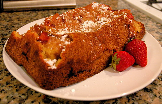 52 Weeks of Baking: Berry Curd Swirl Cake aka Berry Bread Pudding Cake