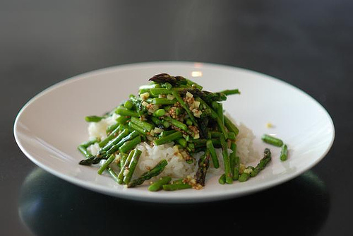 Yummy Link: Asparagus with Mustard Seeds and Ginger