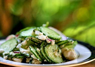 Yummy Link: Cucumber Salad with Mint and Feta