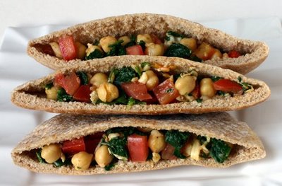 Yummy Link: Chickpea Spinach Pockets