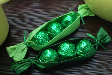 Yummy Link: Chocolate Peas in a Pod