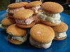 Summer of Sandwiches: Strawberry & Banana Ice Cream and Nilla Wafers