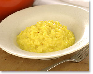 Sunday Dinner: Risotto with Parmesan and Saffron