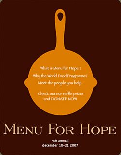 Menu For Hope 4 — Donate to Win Great Prizes!