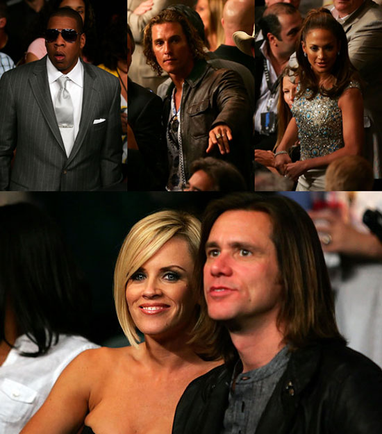 Celebs Head to Vegas for a Fight