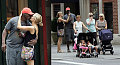 Heidi & Seal Make Out, Nannies Push Strollers