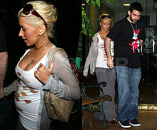 Christina Doesn't Spill Beans, But Bumps Don't Lie